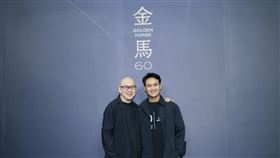 ▲《何處》導演蔡明亮（左）和演員亞儂弘尚希（右）出席金馬影展。（圖／金馬執委會提供）
