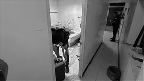 高雄岡山民宅兇殺案，25歲鄭姓越南籍失聯移工遭朋友砍殺命危。（圖／翻攝畫面）