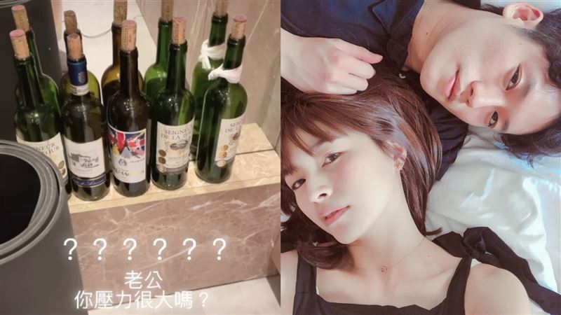 林舒語才講產後憂鬱！見尪藏一排酒在角落