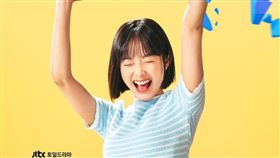 李瑜美在韓劇《大力女子姜南順》中飾演率真又充滿正義感的少女，收視開出紅盤。（圖／翻攝自JTBC IG）