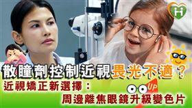 所謂的「周邊離焦」則是透過周邊離焦眼鏡周圍的近視離焦微透鏡，產生周邊離焦的效果，讓周邊的視網膜成像能夠呈現在視網膜前面。