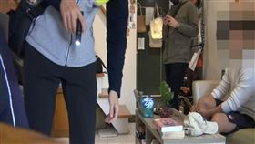 台中男住家藏大麻，見警搜索老神在在，藏腳下，一站起來就露餡(圖／翻攝畫面)