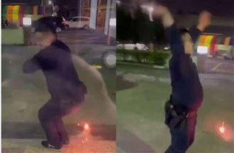 屁股夾仙女棒惡搞　離譜警最新懲處出爐