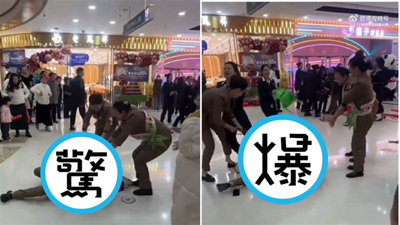 20櫃姐為搶生意「肉搏大戰」　超扯畫面曝