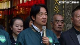 ▲賴清德豐原慈濟宮參香