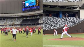 大巨蛋首場棒球賽落幕！球員點評：休息室舒服　但球場2設計「恐吃球」（圖／翻攝自新北禾聯成棒Instagram）