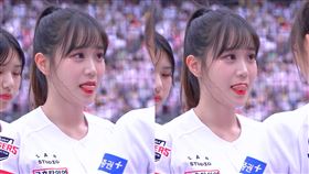 李多慧,起亞老虎,啦啦隊,邊嘏燏,변하율,吐舌頭