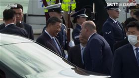 習近平抵達舊金山（圖／AP授權）