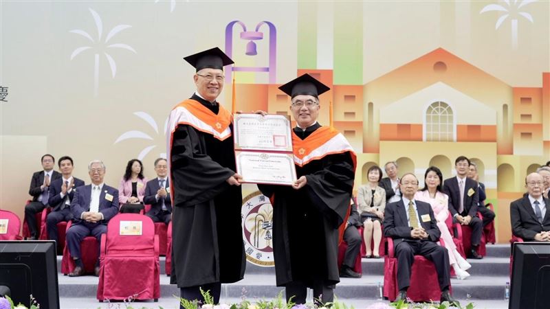 台大95年校慶！上銀總裁卓永財獲名譽博士