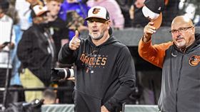 ▲金鶯總教練海德（Brandon Hyde）拿下美聯最佳總教練。（圖／美聯社／達志影像）
