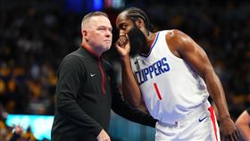 ▲快艇「4巨頭」合攻79分還是輸金塊，哈登（James Harden）加入後打5場都輸。（圖／路透社／達志影像）