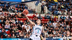 ▲東超聯賽，富邦勇士球員張宗憲上籃。（圖／記者劉彥池攝影）