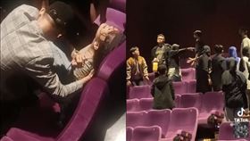 印尼上映《屍禁》影廳觀眾疑似中邪發狂。(圖／翻攝TikTok）