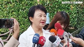 台中市長盧秀燕今（16）日在行政院受訪。（圖／記者盧素梅攝影)