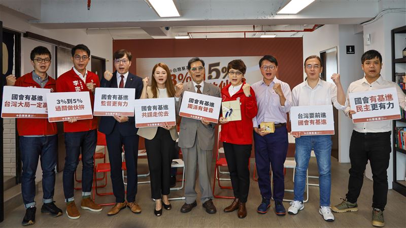 基進公布不分區完整名單　抗中保台成亮點