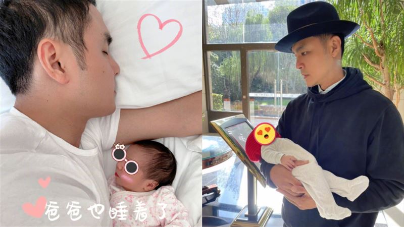 明道成超級暖男奶爸　曬前世情人熟睡照