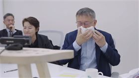 柯文哲哭了！「決定藍白合」當晚失眠吃安眠藥　精神喊話競選幹部（圖／民眾黨提供）