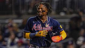 ▲亞古納（Ronald Acuna Jr.）全票獲選國聯MVP，和大谷翔平一起寫下紀錄。（圖／美聯社／達志影像）