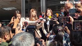 ▲潛艦國造洩密案，馬文君赴高檢署出庭。（圖／記者楊佩琪攝）