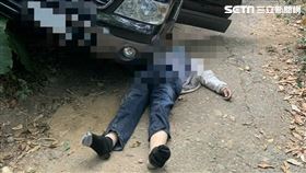 彰化老翁下車疑未拉手煞車，車往後滑行將他輾斃。（圖／民眾提供）