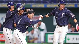 ▲亞冠賽台澳戰，二壘手林靖凱炸裂滿貫砲。（圖／翻攝自中華職棒臉書）