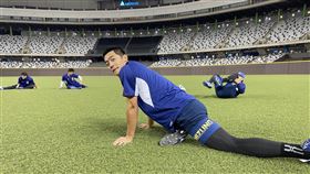 拿莫．伊漾扛棒球亞錦賽台灣隊長2023亞洲棒球錦標賽12月3日將開打，今年台灣隊長由總教練郭李建夫子弟兵拿莫．伊漾（前）擔任，拿莫．伊漾也期待大家都能拿出最好表現。（球隊提供）中央社記者謝靜雯傳真  112年11月17日