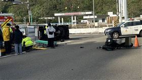 新北,石門,核一廠,紅牌重機,發財車,封閉,車禍