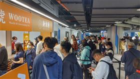 ▲大巨蛋 五桐號手搖飲料賣光 大排長龍（圖／記者楊澍攝影）