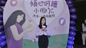 曾馨瑩擔任早產兒基金會早產防護大使。（圖／早產兒基金會提供）