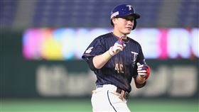 ▲亞冠賽，劉基鴻在東京巨蛋炸裂。（圖／中華職棒提供）