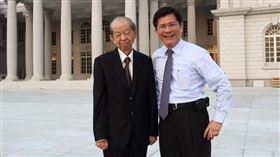 許文龍、林佳龍合影（翻攝自林佳龍臉書）