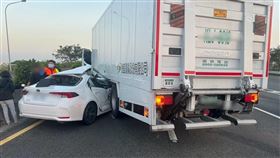 車禍.國道一號,擦撞,夾困