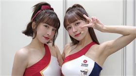 峮峮（左起）、林襄難得單獨同框。（圖／翻攝自95_mizuki IG）