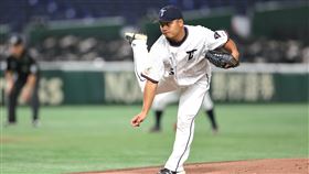 ▲樂天桃猿隊邱駿威擔任亞冠賽季軍戰對澳洲的先發投手。（圖／中華職棒大聯盟提供）