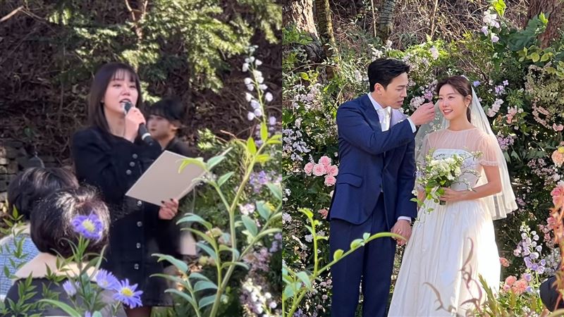 正妹女星嫁大3歲男星　她唸賀詞惹哭賓客