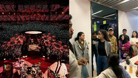 Coldplay（酷玩樂團）。（圖／翻攝自Coldplay IG、「@tokoparmo」推特）