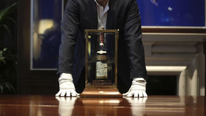 就是這瓶！世上最貴威士忌近9000萬元拍出