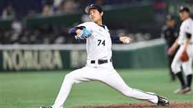 ▲統一獅19歲左投林詔恩9局上場投1局，8球搞定飆2K，靠隊友逆轉秀拿下勝投。（圖／中華職棒大聯盟提供）