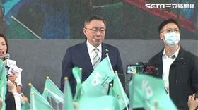 ▲柯文哲誓師大會