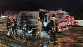 台北市，垃圾車，起火，國3甲