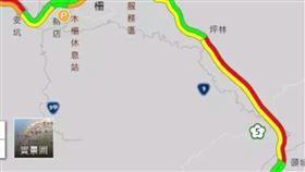 國道5號北向17公里處，有1輛自小客車和1輛大客車追撞事故。（圖／取自高公局）