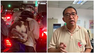 哈士奇「對折」塞包網炸　高市府出手