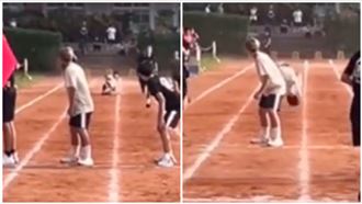 鬼步暴紅！嘉中「翻滾接棒」50萬人搶看