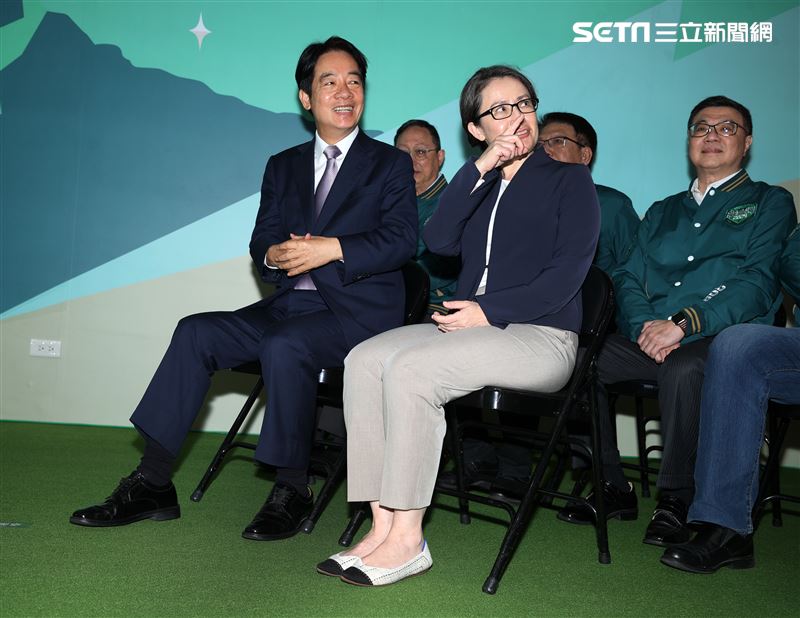 賴清德宣布副手蕭美琴。（圖／記者邱榮吉攝影）