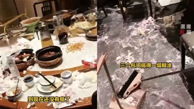 奧客包廂嗨玩蛋糕仗　店家崩潰：電路壞了
