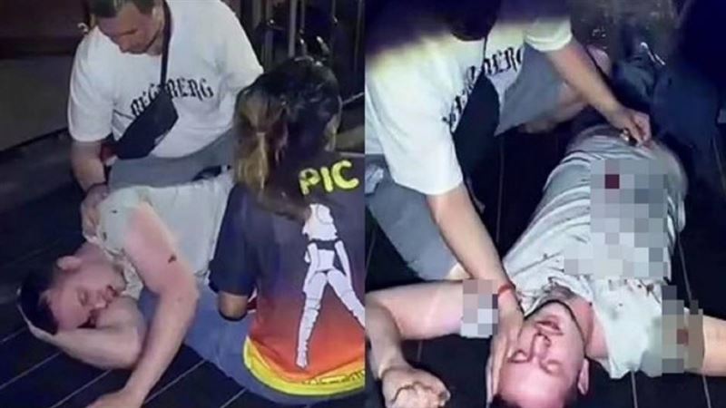 公親變事主！最衰男客慘遭20舞孃打趴倒地