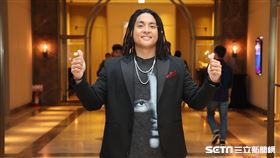 ▲中華職棒34年頒獎典禮，味全龍捕手吉力吉撈・鞏冠拿下全壘打王。（圖／記者劉彥池攝影）