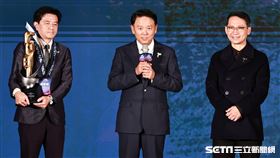 ▲中華職棒34年頒獎典禮，台鋼雄鷹拿下二軍總冠軍，總教練洪一中致辭。（圖／記者劉彥池攝影）