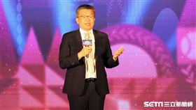 ▲中華職棒34年頒獎典禮，會長蔡其昌致辭時感謝酸民。（圖／記者劉彥池攝影）