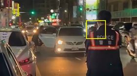 台南,違停,值勤警,塑膠,崇明路